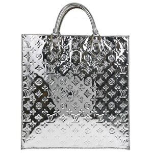 Louis Vuitton Silver Monogram Miroir Sac Plat Handbag M40269 FO4019 143433